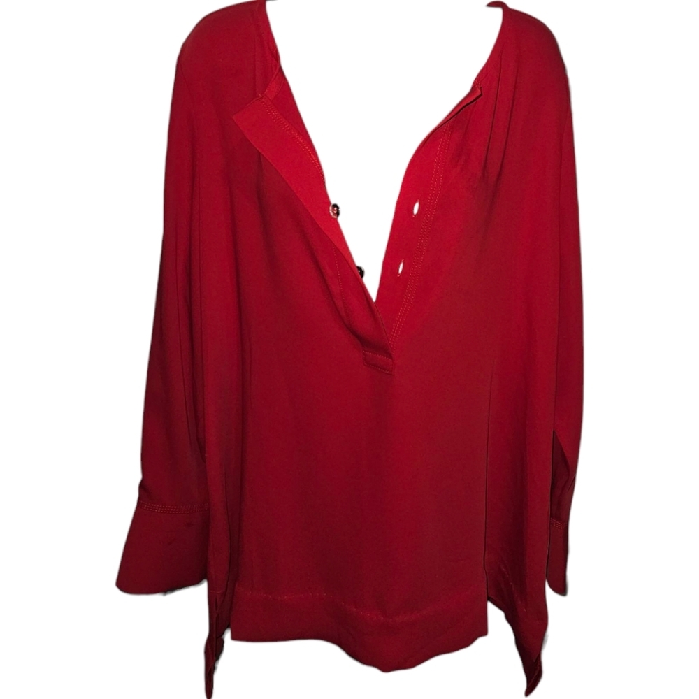 NWT Chicos Button Detail Solid Pullover Tunic Top… - image 3